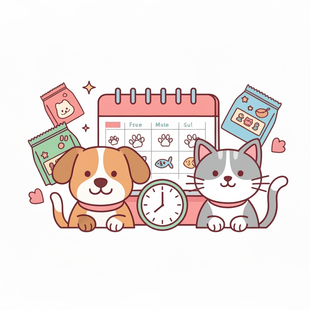 Illustrazione amichevole con toni pastello che mostra la pianificazione delle consegne